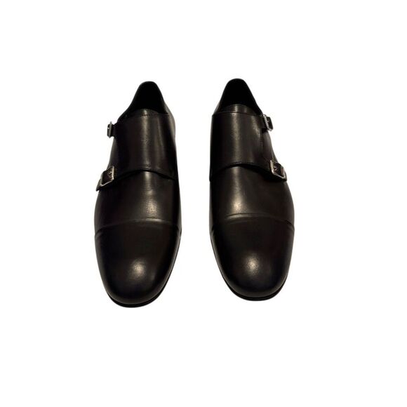 Massimo Matteo Men's Double Monk Strap Dress Shoes Black Size 13 M - Picture 3 of 12